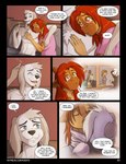 2017 5_fingers anthro arm_around_shoulders bed bed_covers bedding bedroom big_breasts black_border black_nose blue_eyes blush border breasts canid canine canis chest_tuft cleavage clothed clothed/nude clothed_female clothing comic conditional_dnp cuddling dialogue digital_media_(artwork) domestic_dog drugs duo e621_post_recursion english_text erection erection_under_clothing eyes_closed female fingers flashback fur furniture giraffe giraffid hair hand_on_chest hi_res horn humanoid_hands hunting_dog inside kadath kissing looking_at_another lying lying_on_bed male male/female mammal marijuana markings navel nipples nude on_back on_bed orange_eyes ossicone puzzle_(kadath) red_hair remembering saluki sebastian_(kadath) sighthound sleepwear smile smoke speech_bubble spots spotted_body spotted_fur teeth text tongue tuft under_covers url white_body white_fur white_hair yellow_body yellow_fur