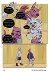 2:3 bastriw canid canine canis clothing comic dialogue domestic_dog english_text green_eyes hairless hairless_dog hi_res male mammal manu_(bastriw) nico_(bastriw) primitive_dog profanity punch text url wolf xoloitzcuintli yellow_eyes