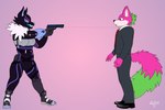 Rating: s
ID: 4987063
Date: 2024-08-15 02:20:07 -0400
Status: active
Score: 22
5_fingers absurd_res black_body black_bodysuit black_bottomwear black_clothing black_fur black_nose black_skin black_skinsuit blue_sclera bodysuit bottomwear breasts canid canine canis cheek_tuft clothing confrontation duo epic_games eyebrows facial_tuft female fingers fortnite fur fur_trim_(clothing) gun handgun hi_res holding_gun holding_handgun holding_object holding_ranged_weapon holding_weapon laser looking_at_another male mammal markings multicolored_body multicolored_fur nathylution necktie open_mouth pack_leader_highwire pants pink_background pink_body pistol pointing_gun pointing_gun_at_another pupils raised_eyebrow ranged_weapon shocked simple_background skinsuit surprised_expression tail tight_clothing topwear tuft uniform weapon wolf post #4987063