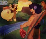 Rating: q
ID: 5157818
Date: 2024-11-03 04:00:20 -0500
Status: active
Score: 20
althea_(doggiealthea) anthro beef belly big_belly big_breasts breasts breechcloth canid canine canis doggiealthea domestic_dog duo female food hand_print hi_res huge_belly hyper hyper_pregnancy male mammal meat melee_weapon polearm pregnant pregnant_anthro pregnant_female river spear steak sunset tent tribal weapon post #5157818
