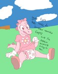 Rating: s
ID: 3784537
Date: 2022-12-31 22:33:50 -0500
Status: active
Score: 34
2018 accessory alligator alligatorid anthro asking asking_if_sure asking_viewer bow_(feature) bow_accessory bow_ribbon boxley_(artist) centered_hair_bow clean_diaper clothed clothing clothing_lift cloud crocodilian daisy_(flower) day dialogue diaper dress dress_lift english_text exposed_diaper female floral floral_clothing floral_diaper floral_dress floral_print flower footwear gloves grass hair hair_accessory hair_bow hair_ribbon handwear outside pattern_diaper pink_body pink_bow pink_clothing pink_diaper pink_dress pink_footwear pink_hair pink_scales pink_shoes pink_skin plant print_clothing print_diaper print_dress question questioning_tone reptile ribbons scales scalie shoes sitting sky solo talking_to_viewer text toontown toontown_online toontown_rewritten wearing_diaper white_clothing white_diaper white_gloves white_handwear yes-no_question young young_anthro post #3784537