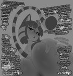 absurd_res after_vore animal_crossing ankha_(animal_crossing) anthro anthro_pred anthro_prey anus anus_only bedroom_eyes big_butt black_hair butt butt_focus butt_squish dark_anus dialogue digital_media_(artwork) dirty_talk domestic_cat egyptian english_text eye_markings eyelashes facesitting felid feline felis female female_pred first_person_view fur grey_background grey_body grey_fur greyscale hair hand_on_butt hand_on_own_butt heart_symbol hi_res holding_butt huge_butt implied_snuff long_tail looking_at_viewer looking_back mammal markings monochrome multicolored_body multicolored_fur multicolored_hair narrowed_eyes nintendo nude onomatopoeia open_mouth oral_vore presenting presenting_anus presenting_hindquarters raised_tail rear_view ring_(marking) ringed_tail seductive short_hair short_stack simple_background sitting sitting_on_another solo sound_effects squish striped_markings striped_tail stripes tail tail_markings talking_to_viewer text theboogie two_tone_body two_tone_fur two_tone_hair uraeus vore