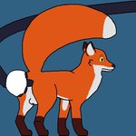 1:1 ambiguous_gender anal balls canid canine dreamworks duo feral fingering fink_(the_wild_robot) fox fur genitals low_res machine male male/ambiguous male_penetrated mammal moonbat orange_body orange_fur penetration raised_tail robot roz_(the_wild_robot) surprised_expression tail the_wild_robot_(film) white_body white_fur yellow_eyes