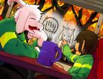 Rating: s
ID: 1749294
Date: 2018-12-28 19:51:13 -0500
Status: active
Score: 40
2018 4_fingers 5_fingers anthro asriel_dreemurr autumn beverage boss_monster_(undertale) bovid caprine clothed clothing creating_art deltarune digital_media_(artwork) drawing duo dutch_angle fingers foreshortening fur hair hi_res horn human kris_(deltarune) male mammal na1748 perspective smile steam undertale undertale_(series) window post #1749294