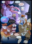 anthro asphyxiation banjo-kazooie banjo_(banjo-kazooie) bear black_seam_underwear black_thought_bubble blue_text bowl briefs briefs_only brown_seam_briefs brown_seam_underwear choking clothed clothing color_coded color_coded_text colored_seam_underwear comic conker conker's_bad_fur_day container controller cord cyanosis dialogue digital_media_(artwork) electronics english_text food game_controller gaming hi_res holding_controller holding_game_controller holding_object hollo_nut inner_monologue male mammal multiplayer n64_controller nintendo nintendo_64 nintendo_controller nipples page_number pink_clothing pink_underwear playing_video_game popcorn pubes rareware red_text rodent sciurid speech_bubble television text thinking thought_bubble tighty_whities topless tree_squirrel underwear underwear_only white_briefs white_clothing white_text white_underwear wired_controller y-fronts