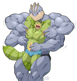Rating: q
ID: 3323852
Date: 2022-05-08 19:43:48 -0400
Status: active
Score: 54
4_arms absurd_res anthro clothed clothing duo fur generation_1_pokemon green_body green_fur grey_body grey_skin hair hi_res lemur machamp maldu male mammal multi_arm multi_limb muscular muscular_anthro muscular_male nintendo nipples open_mouth pecs pokemon pokemon_(species) primate simple_background size_difference strepsirrhine tickling topless underwear white_background post #3323852