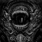 1:1 4n 4n-sama 8_eyes ambiguous_gender black_body black_eyes body_horror dark_theme digital_media_(artwork) dot_eyes eldritch_abomination feral flatworm flesh_creature futaba_channel greyscale grotesque horizontal_pupils in_mouth low_res monochrome multi_eye multi_limb oe-sql oekaki pupils sharp_teeth teeth tentacles white_body