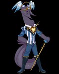Rating: s
ID: 5410099
Date: 2025-03-03 16:59:50 -0500
Status: active
Score: 3
2020 alpha_channel anthro avian biped bird black_body black_feathers blue_eyes boots bottomwear clothed clothing crown digital_drawing_(artwork) digital_media_(artwork) feather_hands feathers footwear ghostfacenikol headgear headwear looking_at_viewer male male_anthro pants scepter shaded shoes simple_background smile solo standing tail three-quarter_view topwear transparent_background vincent_(ghostfacenikol) post #5410099