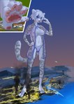 anthro city crush felid female humanoid liu98396134 macro mammal nipples pantherine solo