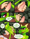 absurd_res anthro anthro_on_feral banjo-kazooie banjo_(banjo-kazooie) bear bestiality bodily_fluids comic cunnilingus dialogue dominant dominant_female dragon dragon_kazooie duo english_text erection female feral genital_fluids genitals hi_res holding_own_penis humanoid_genitalia humanoid_penis kazooie male male/female mammal masturbation mythological_creature mythological_scalie mythology oral penis pillow precum rareware red_eyes scalie sex skelly_doll speech_bubble text vaginal