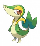 absurd_res ambiguous_gender generation_5_pokemon hi_res ken_sugimori nintendo official_art pokemon pokemon_(species) red_eyes simple_background smile snivy solo tail white_background