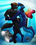 2022 4:5 abs anthro anthro_on_anthro balls beard big_penis black_body black_fur black_hair blue_body blue_fur blue_hair brown_hair canid canine canis clothing djwolf duo erection facial_hair frottage fully_submerged fur genitals hair hand_holding handjob hi_res holding_partner humanoid_genitalia humanoid_penis kissing male male/male mammal masturbation multicolored_body multicolored_fur multicolored_hair muscular muscular_anthro muscular_male nude pecs penile penis romantic romantic_couple sapphwolf sex signature skinny_dipping swimming_trunks swimwear swimwear_removed underwater underwater_sex water wolf yamato_iouko yamatoiouko