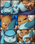 2016 absurd_res all_fours ambiguous_penetration base_three_layout bed bedroom big_butt bite black_border blockage_(layout) blue_body blue_eyes blue_fur blush bodily_fluids border butt butt_from_the_front canid canine comic dialogue doggystyle drooling duo eevee eeveelution english_text fan_character female female_on_top female_penetrated feral feral_on_feral five_frame_image from_behind_position fur furniture generation_1_pokemon generation_4_pokemon glaceon grabbing_sheets hi_res horizontal_blockage inside kuroodod lust_(kuroodod) male male/female male_on_bottom male_penetrating male_penetrating_female mammal nintendo on_bed on_bottom on_top one_eye_closed open_mouth oversexed_eeveelutions pawpads penetration pokemon pokemon_(species) reverse_cowgirl_position saliva sam_(kuroodod) sex sound_effects tail tail_bite tail_fetish tail_in_mouth tail_motion tail_play tail_slap teeth text three_row_layout tongue