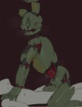 2023 5_fingers animatronic anon anthro anthro_penetrated bodily_fluids breath digital_media_(artwork) duo erection fingers five_nights_at_freddy's five_nights_at_freddy's_3 genitals green_body grey_body grey_skin half-closed_eyes hi_res human human_on_anthro human_penetrating human_penetrating_anthro interspecies kogito lagomorph leporid lube lube_on_penis machine male male/male male_penetrated male_penetrating male_penetrating_male mammal narrowed_eyes open_mouth penetration penis rabbit robot saliva scottgames sex simple_background springtrap_(fnaf) straddling sweat