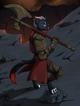 Rating: s
ID: 5369649
Date: 2025-02-13 01:39:15 -0500
Status: active
Score: 5
3:4 absurd_res anthro armor axe battle_axe black_body black_fur brown_eyes female fur hair hi_res holding_battle_axe holding_melee_weapon holding_object holding_weapon hyena kingrein knight mammal melee_weapon solo tail volcano warrior weapon post #5369649