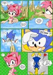 amy_rose anthro anton_(badnik) attack badnik blush blush_lines classic_amy_rose classic_sonic classic_sonic_(universe) comic duo eulipotyphlan female hedgehog hi_res machine male mammal needlenose_(badnik) nude raianonzika robot sega skinny_dipping sonic_the_hedgehog sonic_the_hedgehog_(series) thin_calves