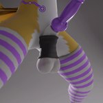 1:1 3d_(artwork) animal_genitalia animal_penis animated anthro ball_slap ball_stretcher ballbusting balls bounddev canine_genitalia canine_penis clothing cock_and_ball_torture digital_media_(artwork) duo erection femboy footwear genital_torture genitals knot leg_warmers legwear male offscreen_character pattern_clothing pattern_footwear pattern_legwear pattern_socks penis rexouium short_playtime slap socks stockings striped_clothing striped_footwear striped_socks stripes tail thigh_highs