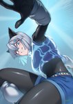 Rating: s
ID: 5372330
Date: 2025-02-14 12:16:06 -0500
Status: active
Score: 3
2_horns action_pose arm_warmers armwear belt blue_eyes bodystocking bottomwear breasts clothed clothing crop_top denim denim_bottomwear denim_clothing denim_shorts female generation_3_pokemon glalie gloves grin hair handwear hi_res horn hotpants humanoid humanoidized legwear low-angle_view nintendo not_furry pokemon pokemon_(species) pokemon_humanoid pose shirt shorts signature small_breasts smile solo space_zin teeth tights topwear white_hair post #5372330