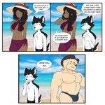 Rating: q
ID: 5616597
Date: 2025-06-02 14:29:01 -0400
Status: active
Score: 29
1:1 anthro arm_hair arm_tuft armpit_hair beach bedroom_eyes belly_tuft bird_dog black_body black_clothing black_eyebrows black_fur black_nose black_swimwear blue_body blue_clothing blue_fur blue_sky blue_swimwear blush body_hair bra brown_body brown_nose brown_skin bulge canid canine canis chest_hair chest_tuft clothing comic cowboy_hat crotch_tuft daniel_brunette dialogue dog_tail domestic_dog english_text eyebrow_through_hair eyebrows eyes_closed facial_hair female fur gazing hair hat headgear headwear hi_res human hunting_dog husky jicjicu labrador male male/male mammal marshal_(jicjicu) multicolored_body multicolored_fur musclegut muscular muscular_anthro muscular_male narrowed_eyes nipples nordic_sled_dog outside purple_bra purple_clothing purple_swimwear purple_underwear retriever sarong seductive shoulder_tuft sky solo speedo spitz stubble sun_hat swimming_trunks swimwear tan_body tan_fur text translucent translucent_hair tuft underwear white_eyebrows post #5616597