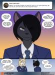 2018 ask_blog caught comic conditional_dnp dialogue digital_media_(artwork) domestic_cat drama duo english_text felid feline felis female hair kadath mammal open_mouth rebecca_(kadath) riley_(kadath) speech_bubble text url