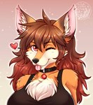 Rating: s
ID: 5549874
Date: 2025-05-05 01:09:02 -0400
Status: active
Score: 38
2022 anthro black_nose breasts brown_eyes brown_hair canid canine cheek_tuft chest_tuft clothing collar facial_tuft female fox fur hair heart_symbol hi_res inner_ear_fluff mammal one_eye_closed orange_body orange_fur shirt solo tank_top thecatnamedfish tongue tongue_out topwear tuft wink post #5549874