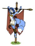 Rating: q
ID: 4804308
Date: 2024-05-24 13:09:35 -0400
Status: active
Score: 27
2024 3:4 absurd_res anthro bandeau blue_body blue_fur blue_hair bottomwear bound breasts canid canine choker circlet clenched_teeth clothing crucifixion_pose dipstick_tail feet female fox fur green_eyes hair hi_res jewelry krystal_(star_fox) loincloth mammal markings necklace nintendo rope short_hair shoulder_guards solo spiderweber staff star_fox tail tail_markings teeth topwear white_body white_fur post #4804308