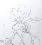 blush blush_lines bodily_fluids bra breasts clothing collar delphox female generation_1_pokemon generation_6_pokemon hi_res jony_chu male nintendo pikachu pokemon pokemon_(species) sweat sweatdrop thick_thighs underwear