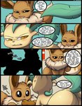 2018 angry anus asking asking_another backsack balls base_four_layout black_border blockage_(layout) blush border brown_eyes butt comic command command_to_follow command_to_speak contact_onomatopoeia cross-popping_vein cute_fangs dialogue different_sound_effects duo eevee eeveelution english_text fangs feral five_frame_image four_row_layout generation_1_pokemon generation_4_pokemon genitals hi_res horizontal_blockage kuroodod leafeon male male/male motion_onomatopoeia multi-word_onomatopoeia nintendo onomatopoeia open_mouth oversexed_eeveelutions pokemon pokemon_(species) profanity question questioning_tone sam_(kuroodod) silhouette sound_effects speech_bubble stuttering talking_to_another talking_to_partner teeth text tongue wrath_(kuroodod) yellow_eyes