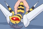 3:2 animal_genitalia antennae_(anatomy) arthropod arthropod_abdomen arthropod_abdomen_genitalia arthropod_abdomen_penetration bestiality bodily_fluids cloaca cloacal cloacal_penetration duo female feral feral_penetrated from_front_position generation_6_pokemon genitals hi_res human human_on_feral human_penetrating human_penetrating_feral humanoid_genitalia humanoid_penis insectophilia interspecies lying male male/female male_on_feral mammal mega_beedrill mega_evolution nintendo on_back penetration penis piledriver_position pokemon pokemon_(species) pokephilia pubes red_eyes sex spread_legs spreading wings zeamaeri