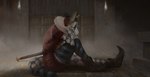 Rating: s
ID: 5566526
Date: 2025-05-12 09:00:04 -0400
Status: active
Score: 3
2025 anthro boots clothing digital_media_(artwork) door footwear jester jester_outfit lizard makeup male melee_weapon reptile sad sasha_shkip scalie shoes smoke solo sword tired torch weapon post #5566526