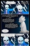 absolutedream absurd_res alphys animated_skeleton black_border bone border clothed clothing comic english_text hi_res humanoid lizard male reptile sans_(undertale) scalie skeleton text undead undertale undertale_(series) w.d_gaster