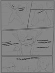 2014 3:4 black_and_grey clothing comic dialogue digital_media_(artwork) english_text extreme_size_difference female female_pred flat_chested fused_shadow genitals headgear headwear hi_res humanoid hylian imp larger_female macro macro_female macro_humanoid male micro_abuse midna monochrome multiple_prey nintendo nipples nude nude_female short_stack size_difference text the_legend_of_zelda the_legend_of_zelda:_twilight_princess theboogie thick_thighs twili twilight_princess vore