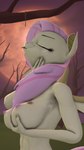 3d_(artwork) 4k 9:16 absurd_res anthro anthro_pred anthrofied applejack_(mlp) bat_pony branch breasts clothing digital_media_(artwork) duo equid equine eyes_closed female female/female female_pred female_prey flutterbat_(mlp) fluttershy_(mlp) forced friendship_is_magic hair hand_on_breast hasbro hat headgear headwear hi_res horse leaning leaning_backward macro mammal micro moon my_little_pony nude offscreen_character pink_hair plant pony rope source_filmmaker_(artwork) story story_in_description stuffguy123 swallowing tree unwilling_prey vore yellow_body