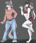 Rating: s
ID: 5572400
Date: 2025-05-14 18:34:01 -0400
Status: active
Score: 13
2025 absurd_res anthro autumn_(zer0rebel4) belt bird_dog blue_eyes bottomwear bracelet breasts brown_body brown_eyes brown_fur brown_markings canid canine canis cleavage clothed clothing collie crop_top denim denim_bottomwear denim_clothing devil_horns_(gesture) discord_(app) domestic_dog duo eyewear female floppy_ears fur gesture glasses grey_body grey_fur grey_hair grey_markings gynomorph_(lore) hair hand_gesture hand_on_hip herding_dog heterochromia hi_res hunting_dog jeans jewelry lgbt_pride long_hair looking_at_viewer mammal markings midriff mixed_breed navel neck_tuft one_eye_closed pants pastoral_dog pawpads paws pride_colors raised_leg raised_tail sage_(zer0rebel4) sheepdog shirt short_hair shorts sibling_(lore) sister_(lore) sisters_(lore) slim smile spaniel spots sweater tail telegram topwear trans_(lore) trans_woman_(lore) transgender_pride_colors tuft white_body white_fur wink zer0rebel4 post #5572400