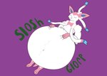 absurd_res ambiguous_gender ambiguous_prey arm_tuft belly belly_grab belly_tuft big_belly bow_accessory bow_ribbon cheek_tuft chest_tuft digestion_noises ear_tuft eeveelution elbow_tuft eyes_closed facial_tuft female female_pred feral feral_pred fur game_freak generation_6_pokemon glorp hands_on_belly hands_on_own_belly head_tuft hi_res lying mandro22 multicolored_body multicolored_fur navel navel_outline navel_tuft nintendo obese obese_female obese_feral on_back onomatopoeia overweight overweight_female overweight_feral pokemon pokemon_(species) rumbling_stomach satisfaction satisfied satisfied_look shoulder_tuft slosh sloshing_belly solo sound_effects sylveon tail text tuft unseen_prey vore