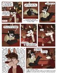 anthro badger canid canine canis comic dialogue english_text hi_res honey_badger leo_(nardodraws) male male/male mammal martin_(nardodraws) mustelid musteline nardodraws text wolf