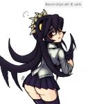 Rating: q
ID: 1396601
Date: 2017-12-07 21:25:00 -0500
Status: active
Score: 7
2017 bottomless bottomwear breath butt clothed clothing exposed_butt female filia formicid_(artist) frown hair_mouth human humanoid korean_text legwear light_body light_skin living_hair looking_back mammal not_furry parasite_(skullgirls) pleated_skirt pupils rear_view red_eyes samson_(skullgirls) sharp_teeth shirt simple_background skirt skullgirls slit_pupils solo source_request teeth text thigh_highs topwear translated unavailable_at_source underbutt white_background wide_hips yellow_eyes post #1396601