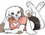 Rating: s
ID: 4735561
Date: 2024-04-22 00:27:26 -0400
Status: active
Score: 53
4_toes absurd_res anthro athletic_wear ayannzer barefoot black_bottomwear black_clothing black_pants blush blush_lines bottomwear breasts brown_body brown_fur cleavage cleavage_cutout clothed clothing cutout dolphin_shorts domestic_rabbit eyebrows feet female floppy_ears foot_tuft fur green_eyes gym_bottomwear gym_shorts head_tuft heart_cutout hi_res lagomorph leporid lop_ears lop_rabbit lying mammal multicolored_body multicolored_fur on_front oryctolagus pants paws pink_clothing pink_shirt pink_topwear rabbit rabbit_ears scut_tail shirt short_tail shorts simple_background sketch smile solo t-shirt tail toes topwear tuft two_tone_body two_tone_fur white_background white_body white_fur post #4735561
