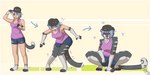 Rating: s
ID: 2101404
Date: 2019-12-31 03:40:40 -0500
Status: active
Score: 48
2018 2:1 anthro backwards_baseball_cap backwards_hat base_one_layout baseball_cap basic_sequence blue_hair bottomwear breasts chest_tuft clothed clothing contextual_arrow crossbar_emanata crouching directional_arrow emanata felid female fully_clothed hair hat headgear headwear human human_to_anthro interrobang linear_sequence looking_at_viewer mammal one_row_layout pantherine print_clothing print_hat print_headgear print_headwear sequence sequential_arrow shirt shorts sideways_baseball_cap snow_leopard solo species_transformation standing tank_top text text_on_clothing text_on_hat text_on_headwear text_print three_frame_image three_frame_sequence tongue tongue_out topwear transformation transformation_sequence tuft yuniwolfsky post #2101404
