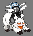 Rating: q
ID: 5457062
Date: 2025-03-26 00:13:28 -0400
Status: active
Score: 6
2025 ahegao all_fours animal_skin bandai_namco bedroom_eyes black_body black_nose blob_creature blue_body blue_fur blush blushing_profusely brown_claws claws cute_fangs digimon digimon_(species) digital_drawing_(artwork) digital_media_(artwork) duo ear_pull fangs female feral finger_claws fur grenym grey_background head_tuft holding_both_ears holding_wings looking_at_viewer looking_pleasured male male/female mammal multicolored_body multicolored_fur narrowed_eyes one_eye_closed orange_eyes orange_tongue paboomon padowmon patamon presenting pulling_wings purple_claws satisfied seductive shadow_creature simple_background sitting sitting_on_another teasing teeth tongue tongue_out translucent translucent_body tuft two_tone_body two_tone_fur white_blush white_body white_eyes white_fur white_tongue white_wings wings wink winking_at_viewer post #5457062