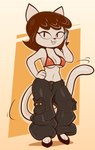 Rating: q
ID: 4856492
Date: 2024-06-16 05:46:39 -0400
Status: active
Score: 25
3_toes a_kitty_bobo_show abstract_background absurd_res anthro bikini blackmore bottomwear breasts brown_hair cargo_pants cellphone cleavage clothed clothing colored_edge_bikini domestic_cat electronics feet felid feline felis female flats_(shoes) flip_phone footwear hair hi_res maggie_(kitty_bobo) mammal motion_lines narrowed_eyes navel oversized_bottomwear oversized_clothing oversized_pants pants phone pink_inner_ear raised_tail red_hair shirt shoes solo streetwear string_bikini swimwear tail toes topwear triangle_bikini two-piece_swimsuit under_boob y2k_(fashion) post #4856492