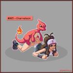 1:1 2015 3_fingers 3_toes 5_fingers all_fours ambiguous_penetration ass_up baseball_cap bestiality blue_eyes boots bottomless bracelet brown_hair charmeleon clothed clothing digital_media_(artwork) doggystyle duo english_text feet female female_on_feral female_penetrated feral feral_penetrating feral_penetrating_human fingers fire flaming_tail footwear from_behind_position generation_1_pokemon grey_background hair hat headgear headwear hilda_(pokemon) human human_on_feral human_penetrated interspecies jacket jewelry larger_female larger_human larger_penetrated legwear male male/female male_on_human male_penetrating male_penetrating_female mammal nintendo one_eye_closed pain penetration perching_position pixel_(artwork) pokemon pokemon_(species) pokephilia red_body red_skin sex shirt shoes simple_background sismicious size_difference small_dom_big_sub smaller_male socks tail text toes topwear