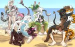 2019 4_toes 5_fingers android anthro anthro_on_anthro anthro_penetrated anthro_penetrating anthro_penetrating_anthro anus areola ares_(kodiak_cave_lion) avanne_(deathnecrothyn) balls beach black_spots black_stripes breasts chair_position countershading day detailed_background digital_media_(artwork) domestic_cat ear_piercing eyebrow_piercing facial_piercing feet felid feline felis fellatio female female_penetrated fingers fish from_behind_position fur genitals gimka green_body green_fur green_hair grey_body grey_fur group group_sex hair hi_res humanoid_genitalia humanoid_penis izzy_zael karl_frosytch_(agphoel) kelli_o'sherwood lip_piercing machine male male/female male_penetrating male_penetrating_female mallow_(magosrel) mammal marine markings nipples non-mammal_breasts oral orange_body orange_fur outside pantherine pauzok_(salok) pawpads penetration penile penis piercing pussy robot sand seaside sex sex_on_the_beach shark shoreline sky snow_leopard sophia_(kodiak_cave_lion) spots spotted_body spotted_fur striped_body striped_fur stripes tiger toes tyrion_erikson vaginal vaginal_penetration water white_body white_fur