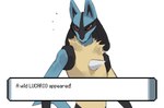 2024 ambiguous_gender anthro bassenji blue_body blue_ears blue_fur chest_spike english_text fur gameplay_mechanics generation_4_pokemon half-length_portrait hi_res lucario nintendo pokemon pokemon_(species) portrait red_eyes solo spikes spikes_(anatomy) tan_body tan_fur text