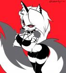 Rating: s
ID: 2118854
Date: 2020-01-16 16:06:30 -0500
Status: active
Score: 150
anthro breasts canid canid_demon canine clothed clothing collar demon ear_piercing female fur grey_body grey_fur grumpy hellhound helluva_boss hi_res looking_at_viewer loona_(helluva_boss) mammal mythological_canine mythological_creature mythology piercing red_sclera sem-l-grim simple_background solo spiked_collar spikes white_body white_fur post #2118854