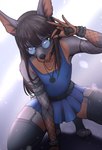 Rating: s
ID: 5550602
Date: 2025-05-05 11:43:02 -0400
Status: active
Score: 23
absurd_res accessory anthro armwear belt bracelet canid canine canis clothed clothing collar crossdressing dobermann domestic_dog dress eyewear femboy fishnet_armwear fishnet_clothing glasses gynomorph hair hi_res intersex jewelry kiku kikuko leather legwear long_hair male mammal paws pinscher pinup pose solo stockings vaspi post #5550602