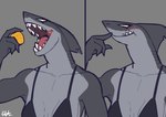 Rating: s
ID: 4809954
Date: 2024-05-27 02:15:19 -0400
Status: active
Score: 177
2024 absurd_res anthro biped brea_(el-k) breasts digital_media_(artwork) earless eating eating_food el-k female female_anthro fin fish food fruit grey_background grey_body head_fin hi_res holding_food holding_object lemon marine meme multicolored_body plant shark sharp_teeth simple_background smile solo teeth thour_(meme) two_tone_body post #4809954