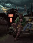 Rating: e
ID: 3681378
Date: 2022-11-09 17:56:17 -0500
Status: active
Score: 78
2022 abs absurd_res anthro antlers biped bottomwear brown_body brown_fur bulge car cervine clothed clothing cloven_hooves deer denim denim_bottomwear denim_clothing detailed_background detailed_bulge digital_media_(artwork) elk erection erection_under_clothing exposed flashing fur genital_outline hi_res hoodie hooves horn instruction instruction_on_sign jeans looking_down male mammal momamo motor_vehicle muscular muscular_anthro muscular_male outside pants partially_clothed pecs penis_outline planted_sign public putting_on_clothes rural sign sitting_on_car sitting_on_vehicle solo topwear torn_hoodie underwear unguligrade vehicle post #3681378
