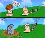 Rating: s
ID: 5596901
Date: 2025-05-25 08:04:46 -0400
Status: active
Score: 2
4_fingers ambiguous_gender annoyed blue_sky brown_clothing brown_hat brown_headwear clothing cloud conjoined_eyes cowboy_hat dialogue digital_drawing_(artwork) digital_media_(artwork) duo english_text facial_hair feral fingers floating_hands grass gun half-closed_eyes hat headgear headwear holding_gun holding_object holding_ranged_weapon holding_weapon implied_killing jetluvzram3n limbless looking_at_another mustache narrowed_eyes noseless outside plant ranged_weapon shaded shotgun sky smoke speech_bubble taunting text tombstone toony toothy_grin weapon worm worm_(worms) worms_(series) post #5596901
