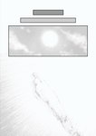 ambiguous_gender buried buried_in_snow cloud comic contractor corpse greyscale hi_res human human_only japanese_text mammal monochrome not_furry oribiyo sky snow solo sun text